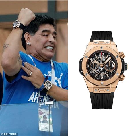 hublot watches maradona|diego Maradona two watches.